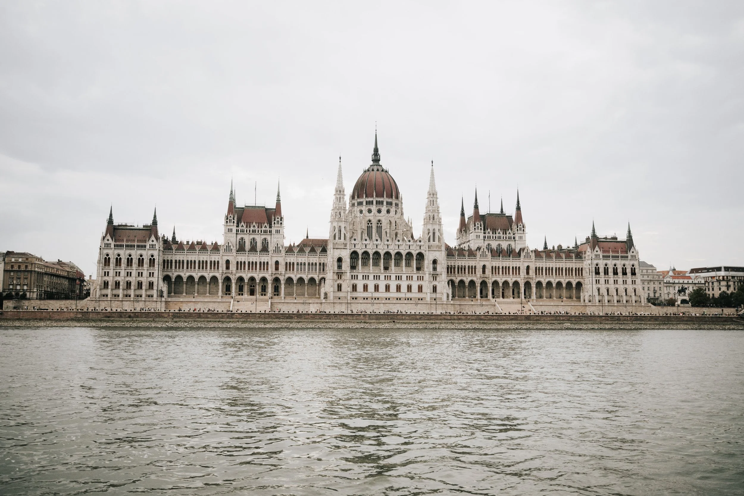 View from private yacht marriage proposal in Budapest