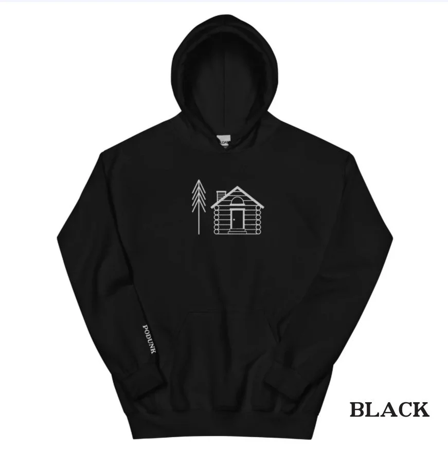 Cabin Hoodie (White thread)