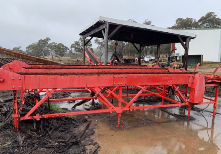 Hakki Pilke Easy 50-S firewood mill & 4mtr Hakki Feed 472 log feed table