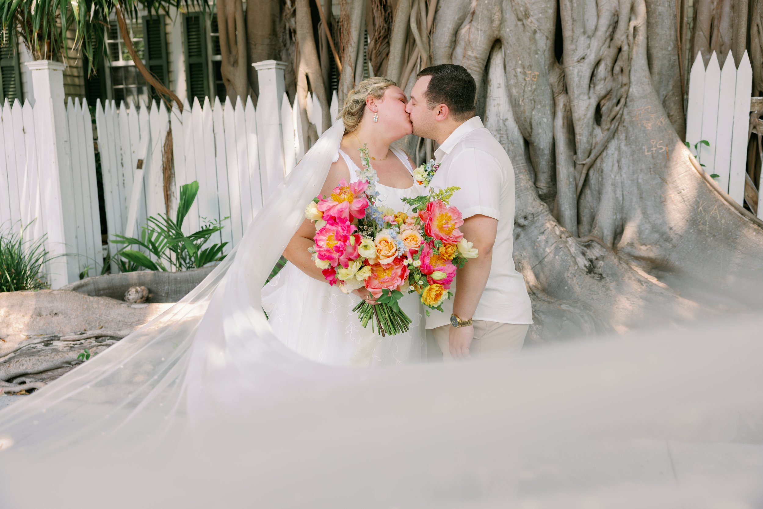 Colorful Key West Elopement