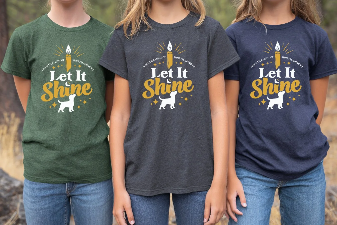 These are special shirts for like a Christian girls  camping retreat thing.