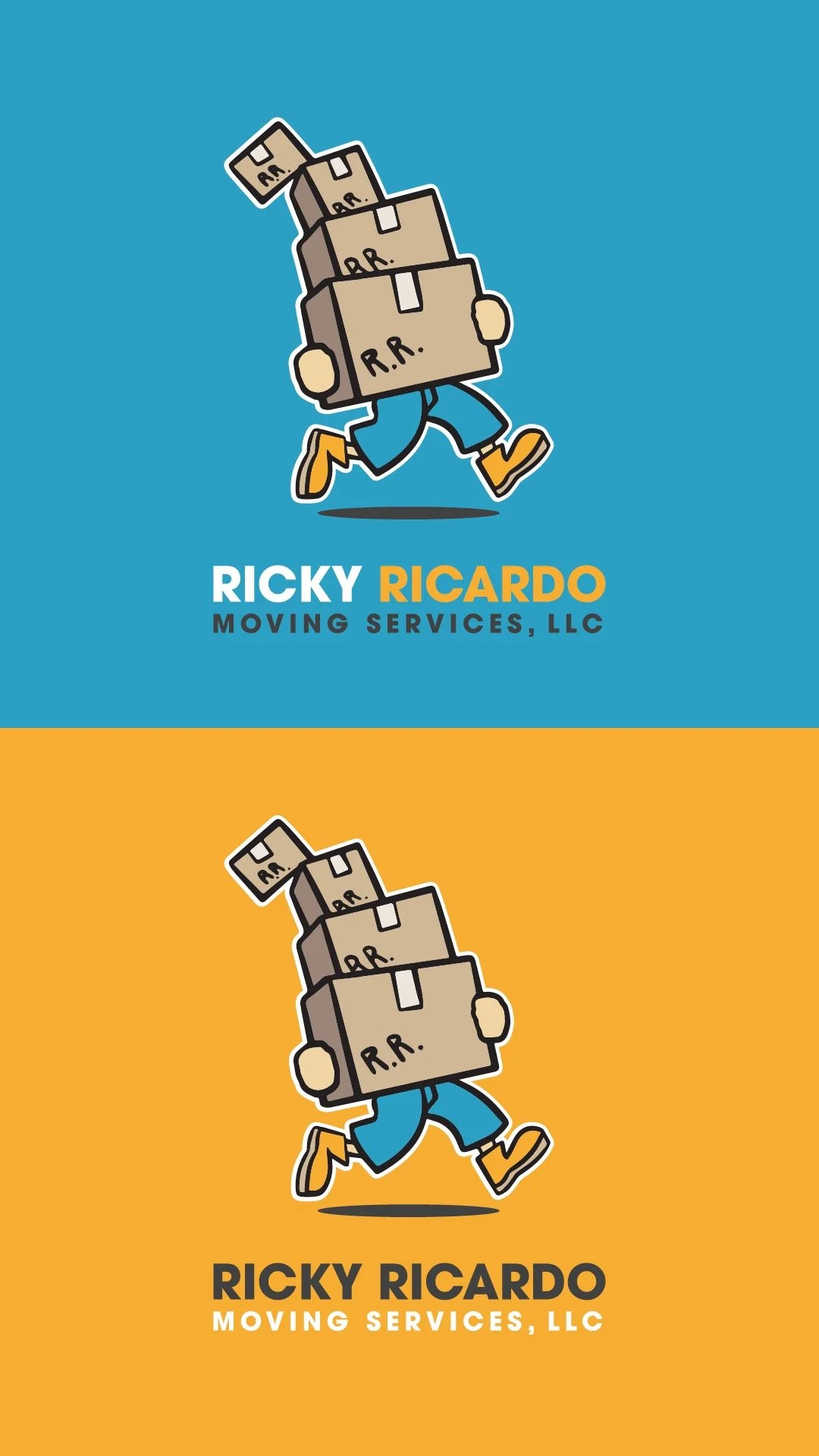 I love this one. I made this as a designer at h2o creative group. A client approached us with a business card he made with like, clip art. And it was fine. But, we said let us take a whack at it, and it came out to be this fun little guy. I spent man