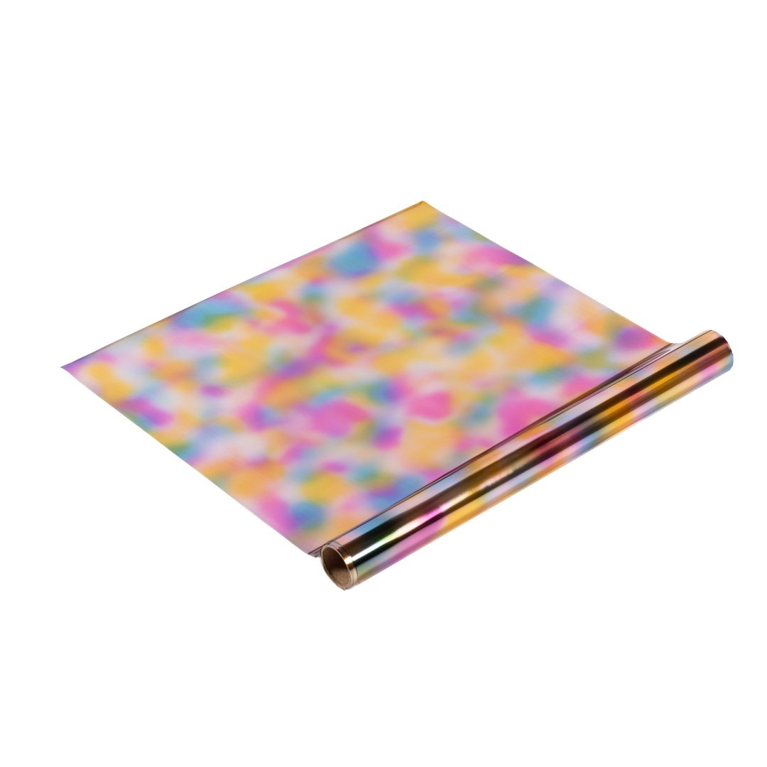 Foil tóner manchas arcoiris pastel