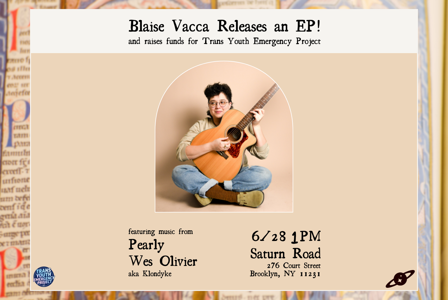 Blaise Vacca: EP Release