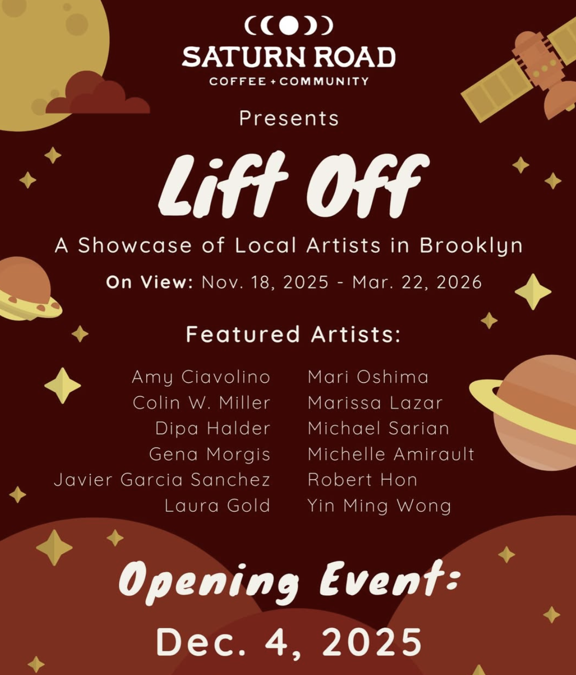 Lift Off: A local artist showcase