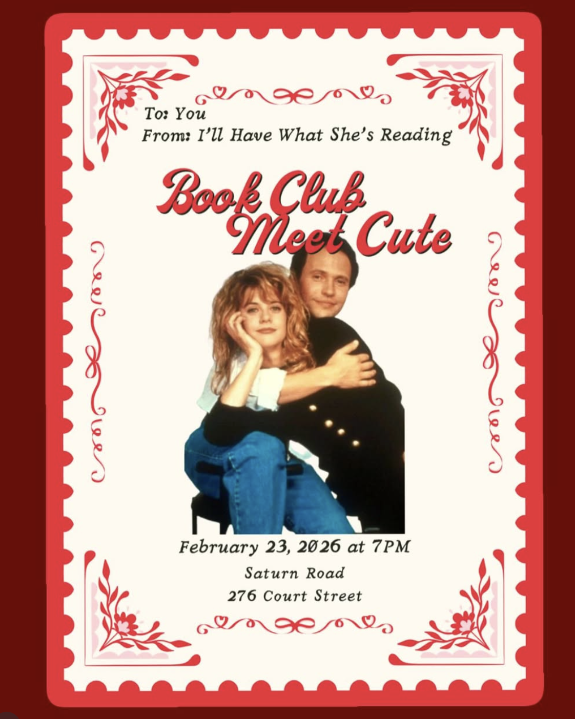 Meet Cute! I'll Have What She's Reading Book Club 