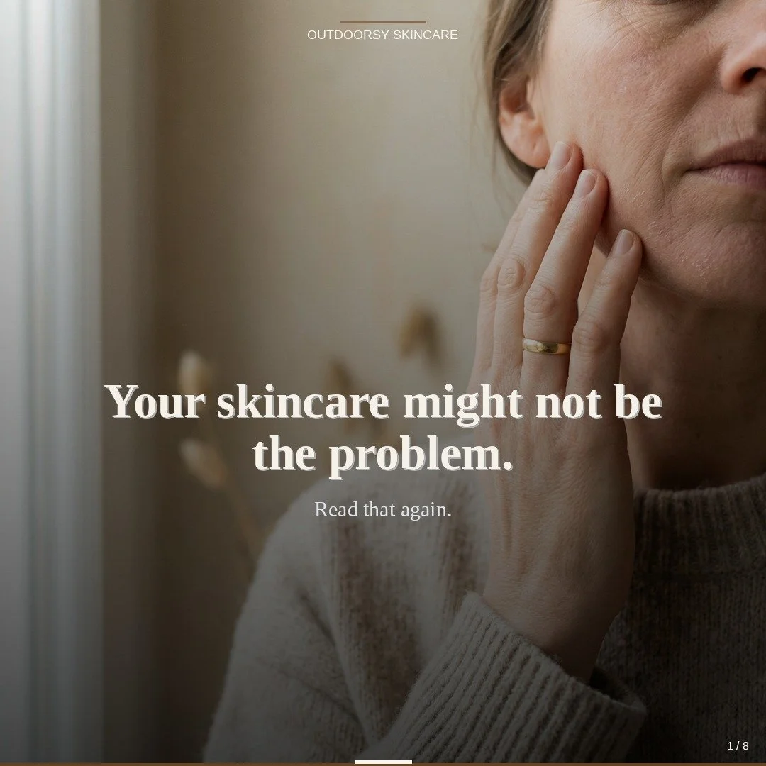 Your skincare might not be the problem.

You&rsquo;re using good products&hellip;
but your skin still feels dry, dull, or just off.

That&rsquo;s because skincare isn&rsquo;t just what you put on your skin.

It&rsquo;s your FLOW.

🌿 F &mdash; Food
W