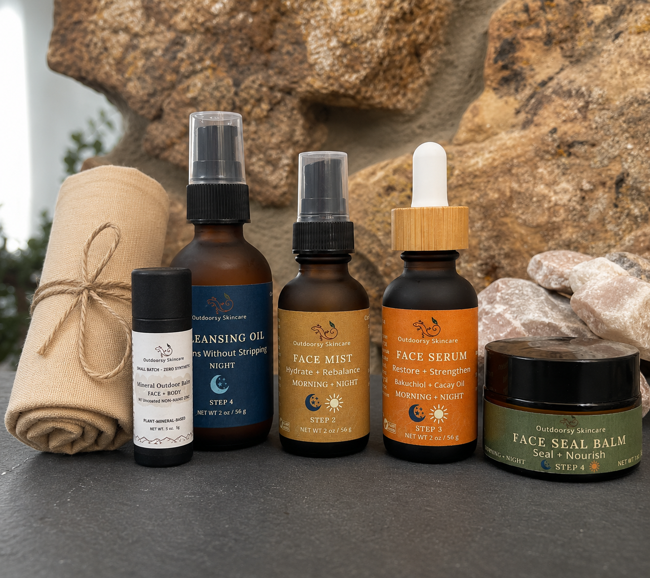 Outdoor Face Bundle Complete – Full Size (4-6 Month Supply)