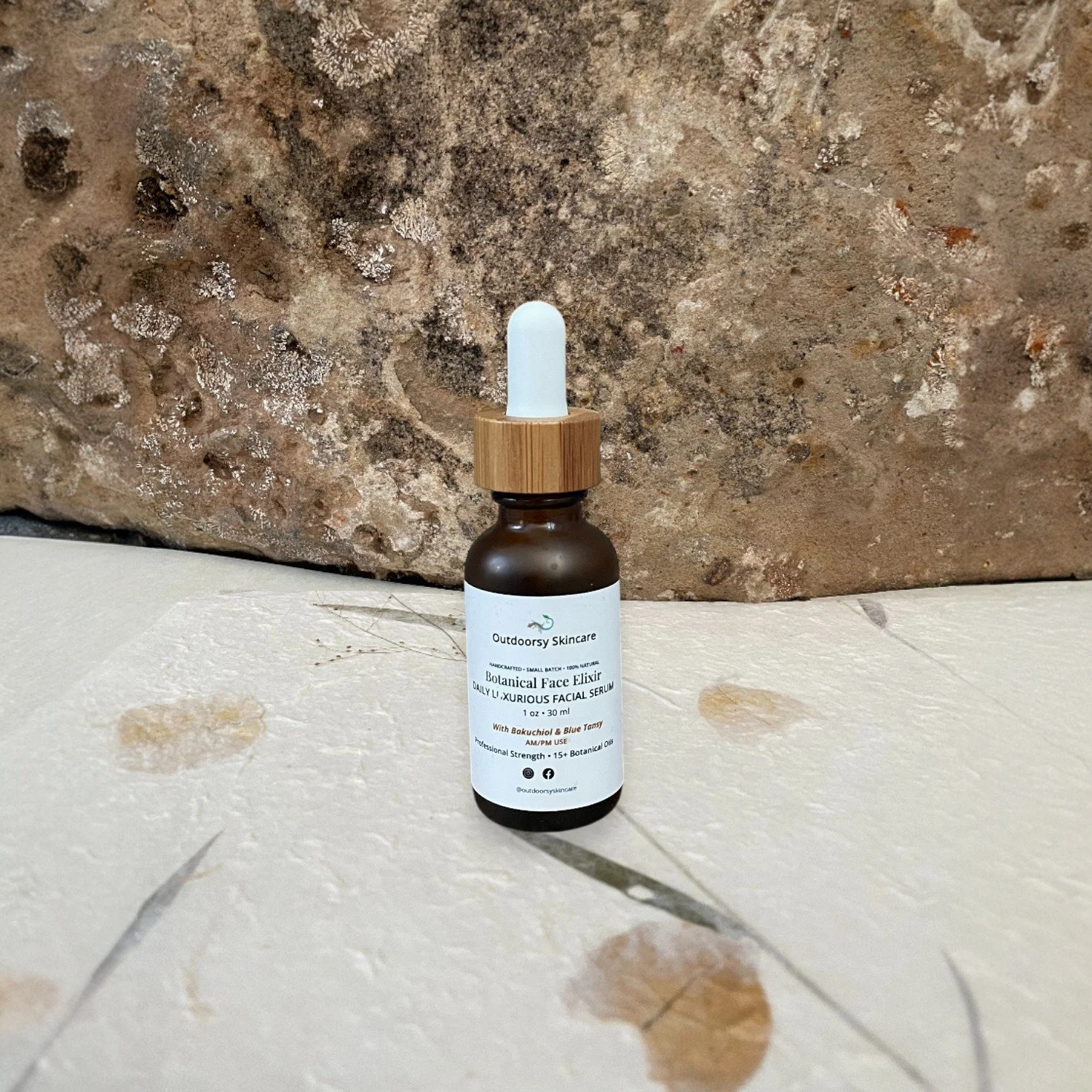 Botanical Face Elixir- Daily Facial Serum 1oz