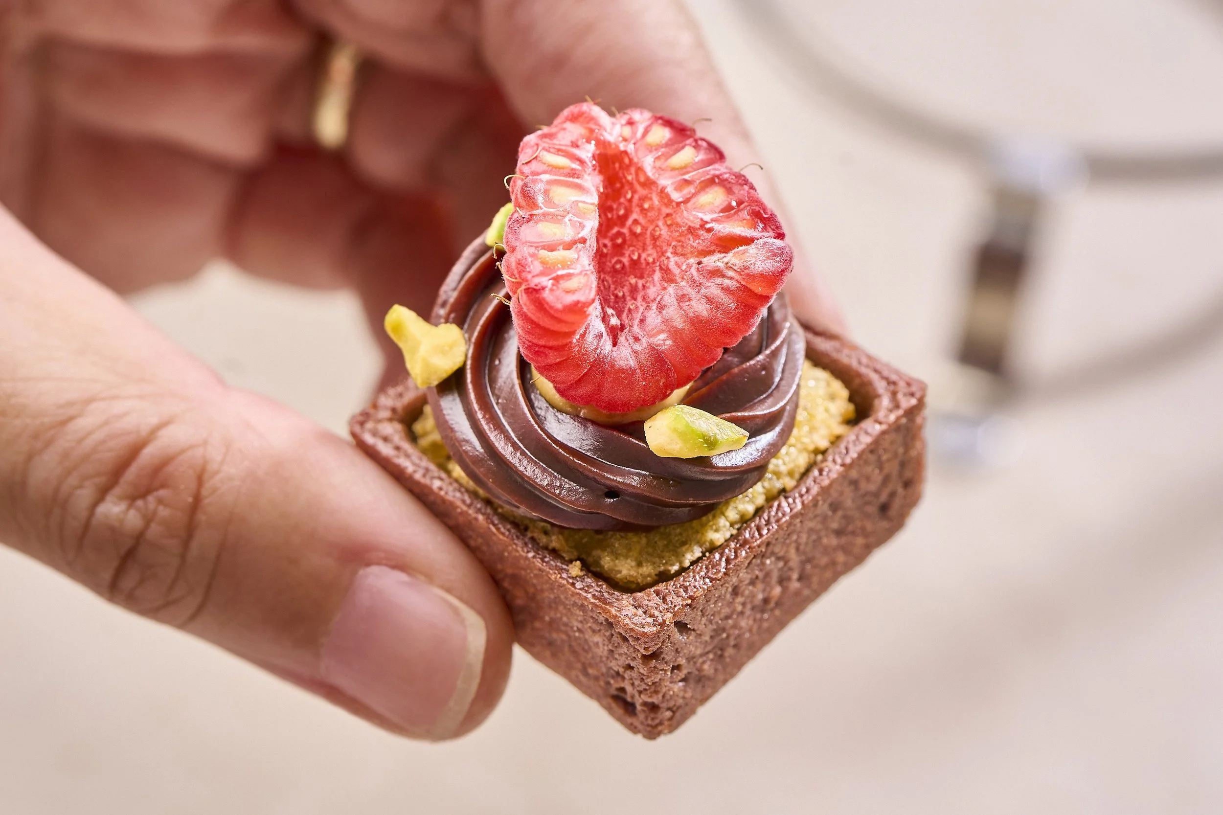 Pistachio Chocolate Tart