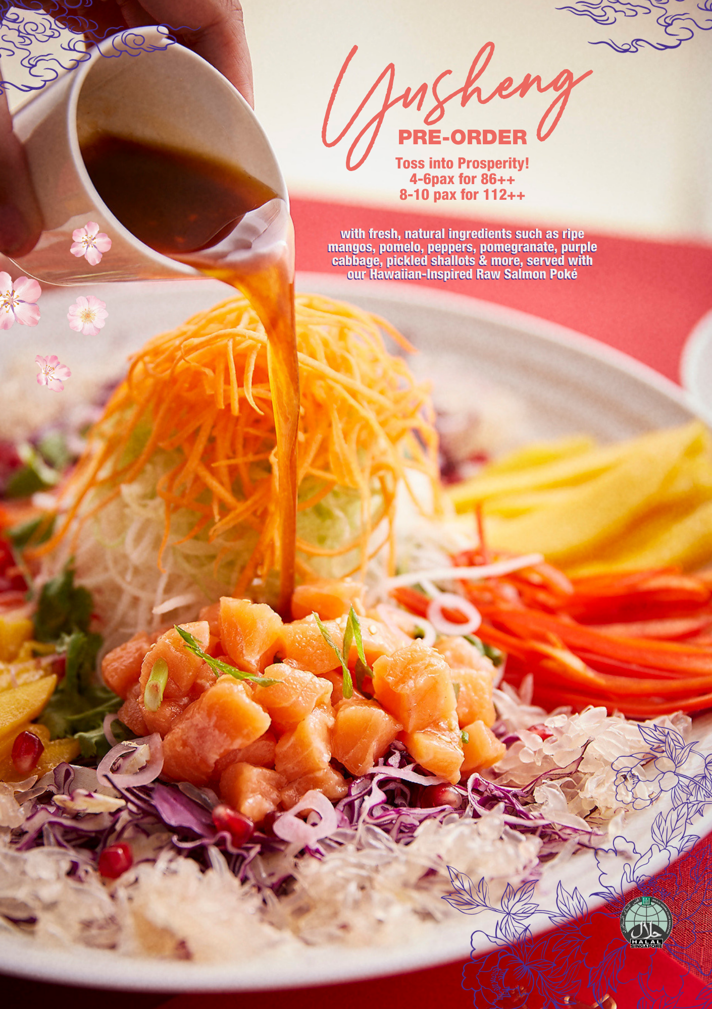 All Things Delicious Chinese New Year Set Menu- Add on Yu Sheng