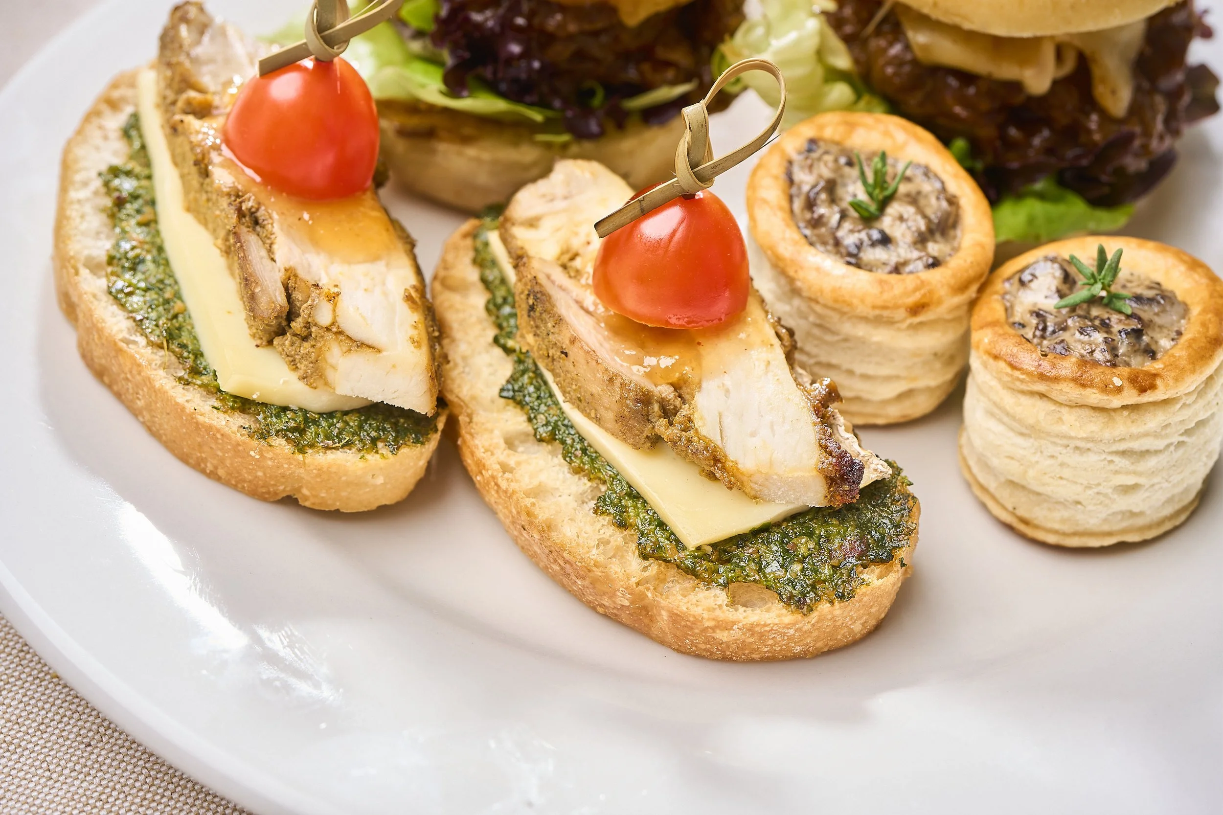 With Brie Cheese & Mango Chutney