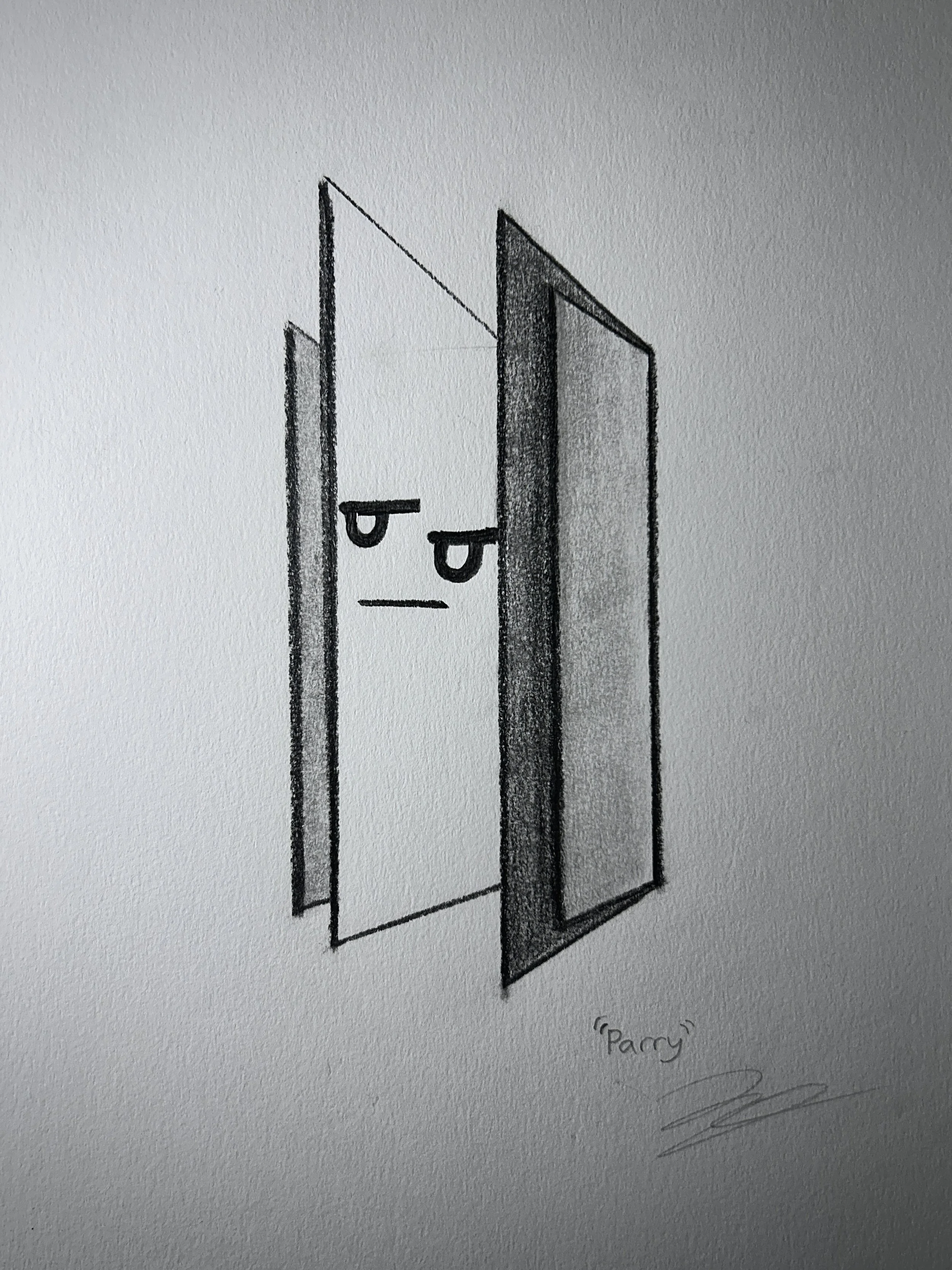 "Parry" Character Concept | Pencil on Paper