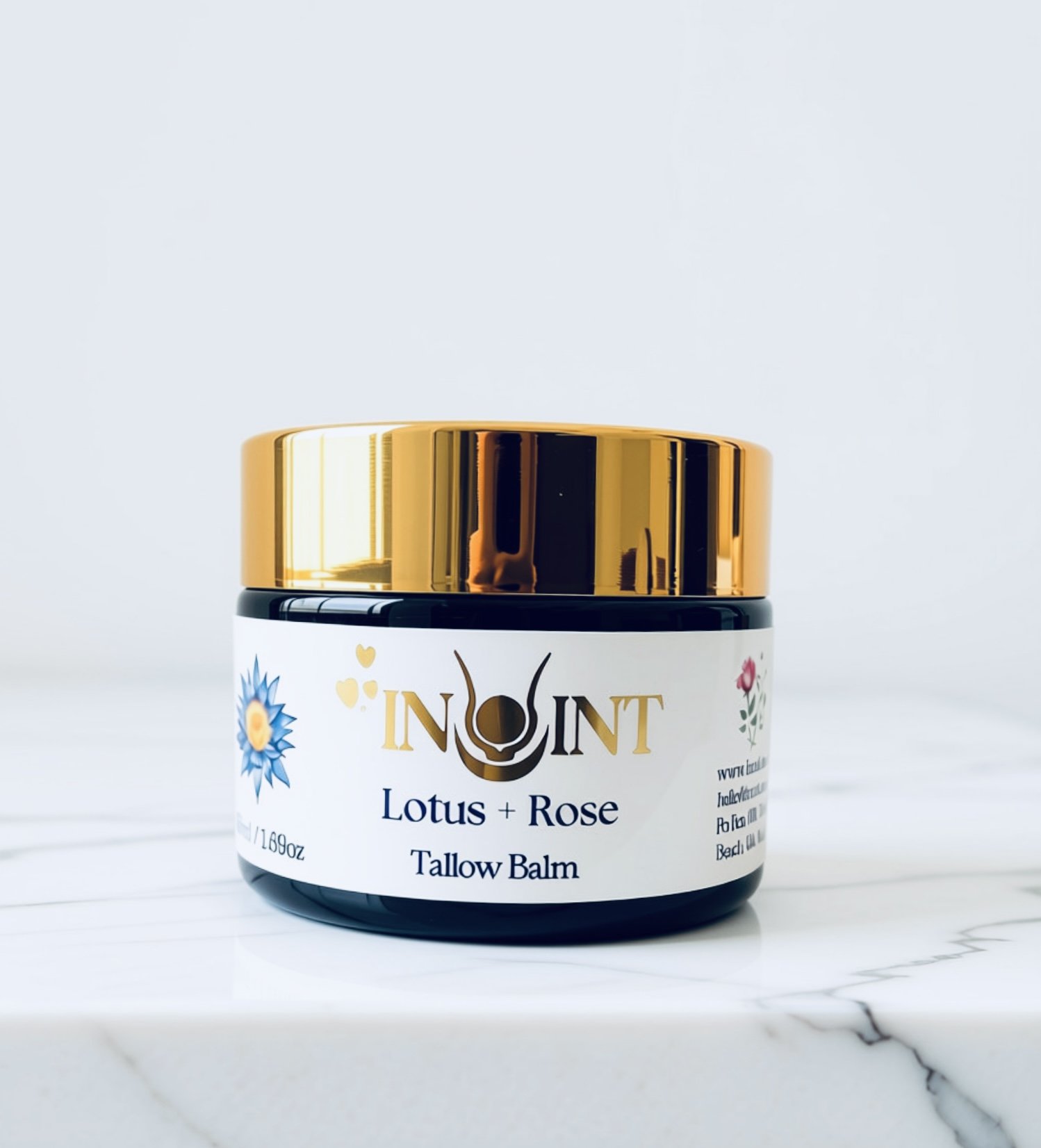 Blue Lotus + Rose Infused Tallow
