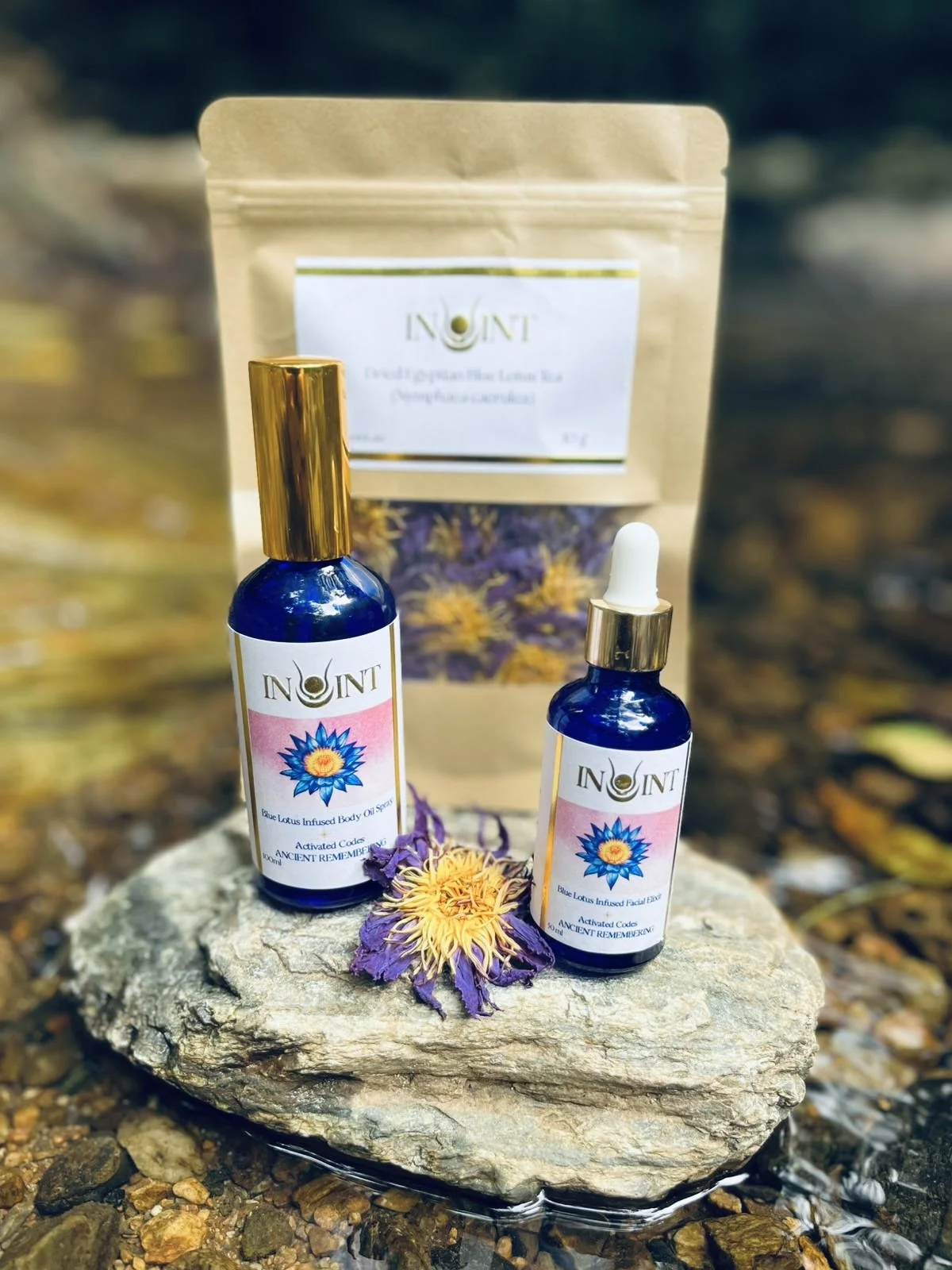 INOINT Trio | Facial Oil • Body Spray • Blue Lotus Tea (SAVE $15)