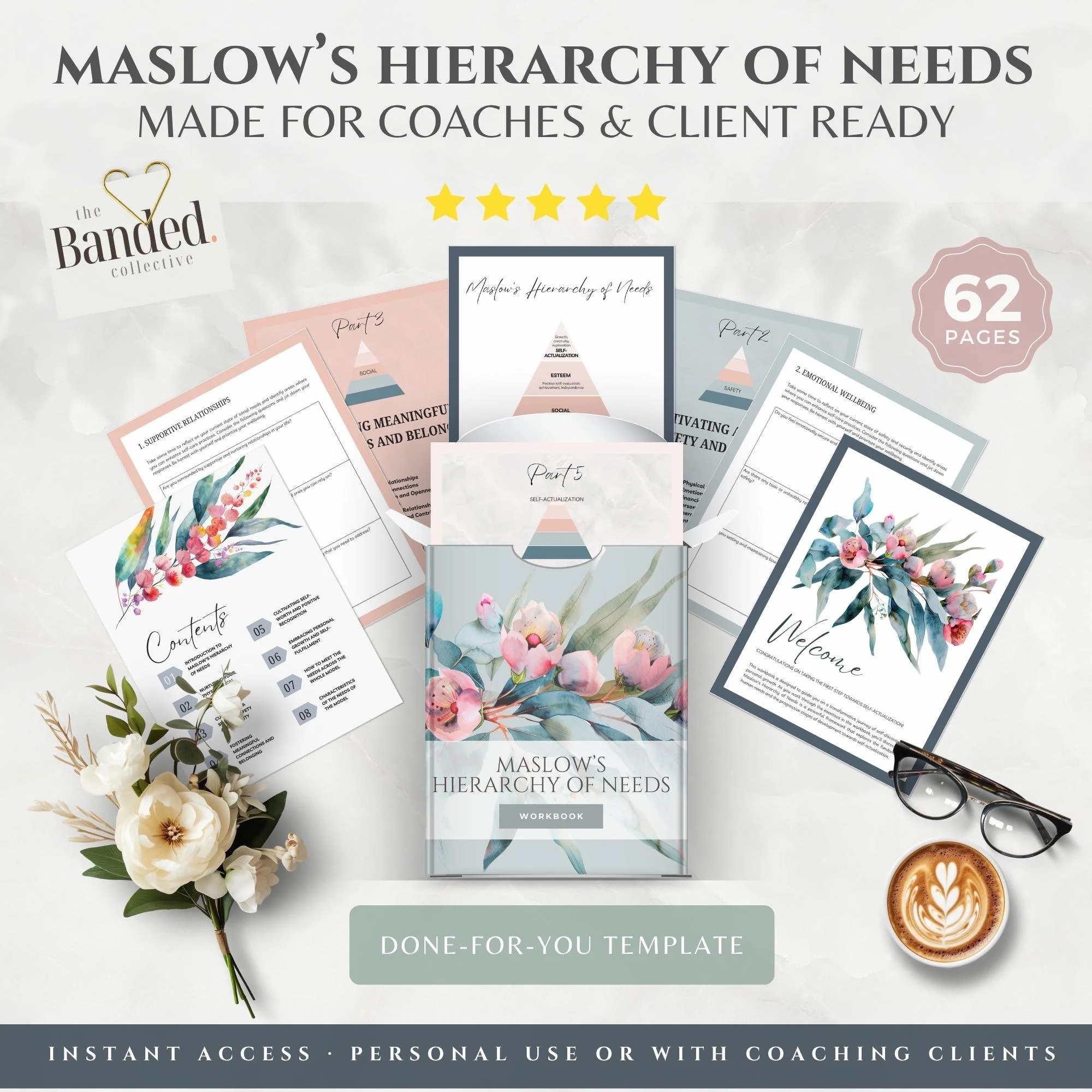 Maslow's Hierarchy of Needs Therapy Worksheets