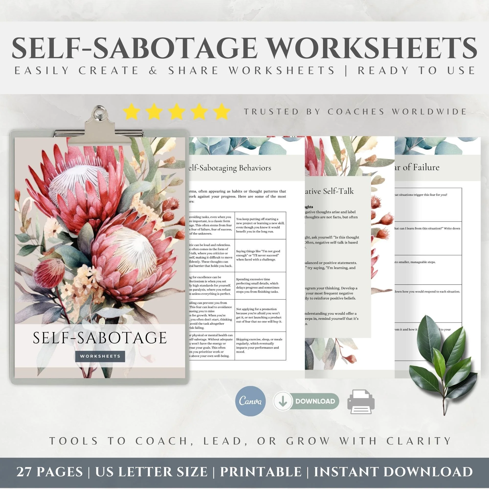 Self Sabotage Workbook
