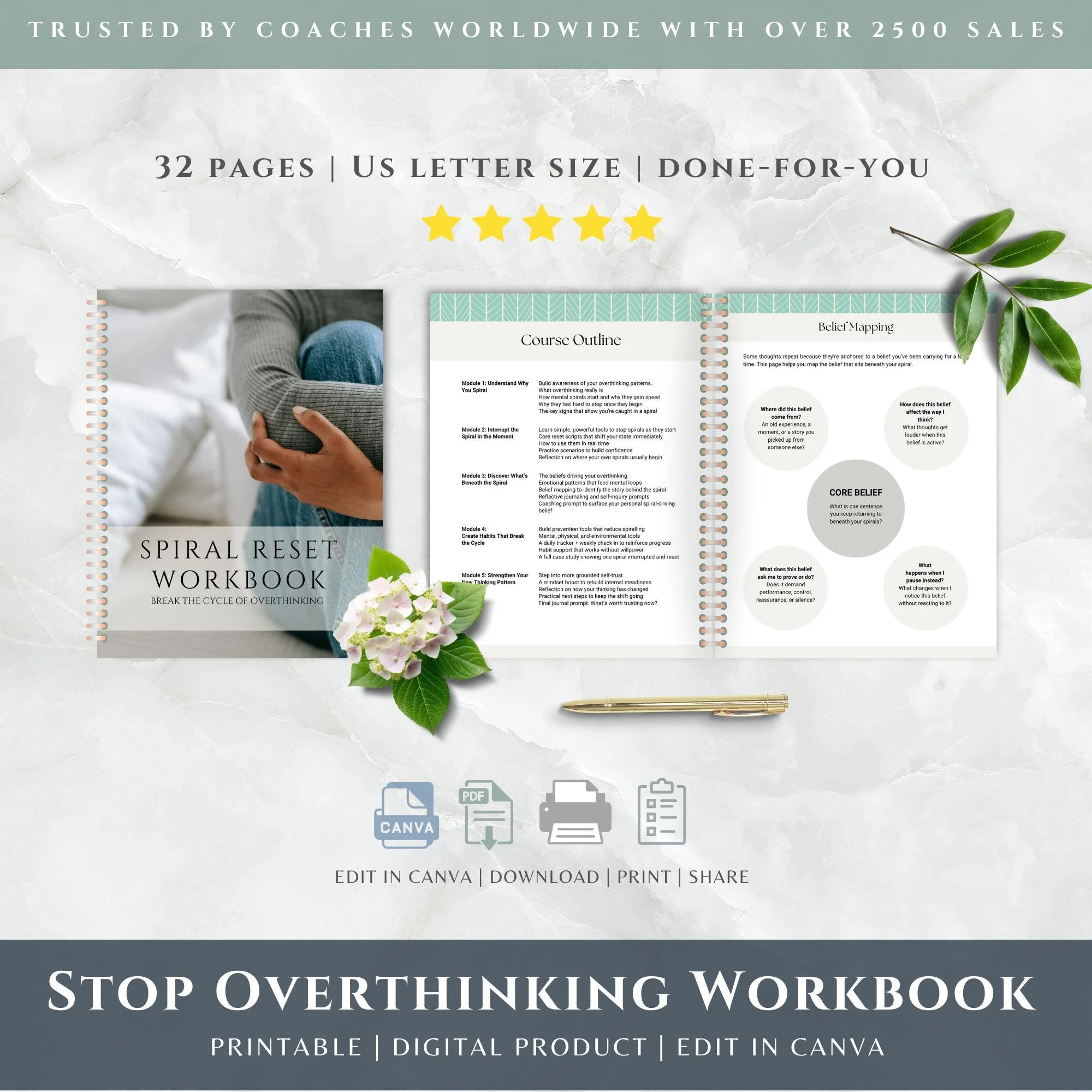 Stop Overthinking Workbook