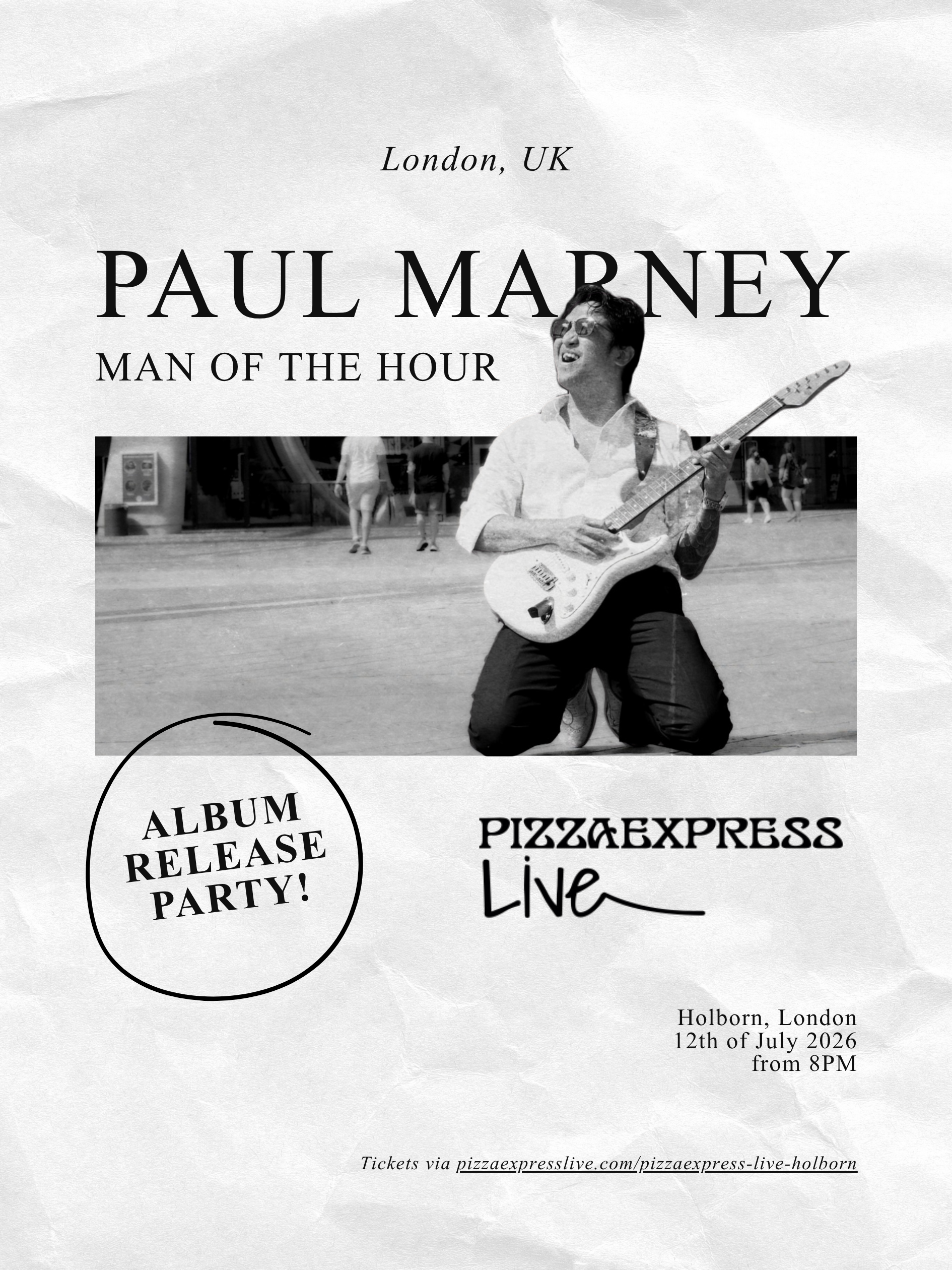 Paul Marney's album release party at Pizza Express Live, London
