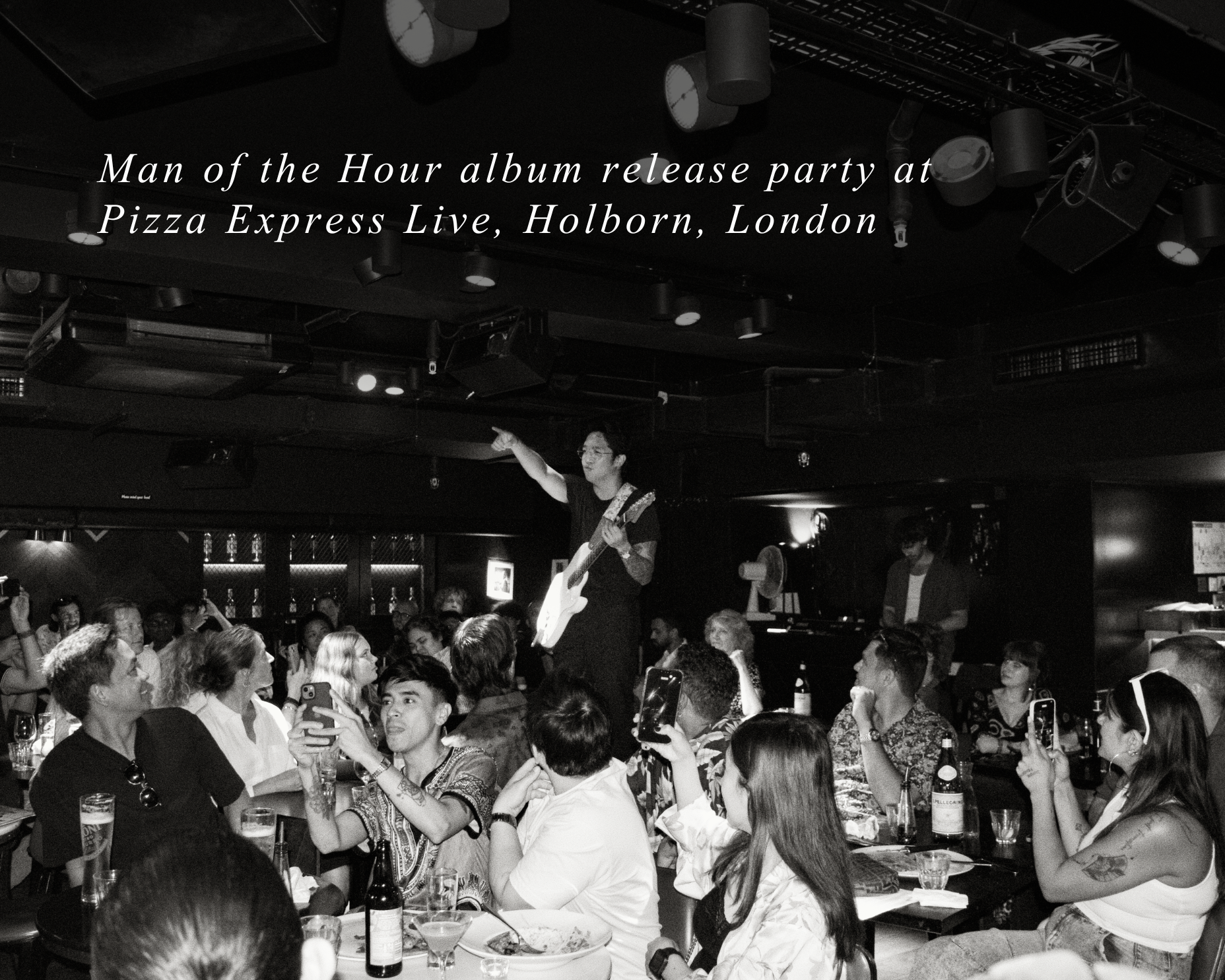 Man of the Hour album release party at Pizza Express Live in Holborn, London