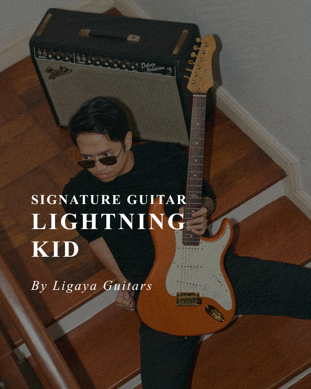 	
Paul Marney is Lightning Kid. Paul Marney's signature guitar with Ligaya Guitars.