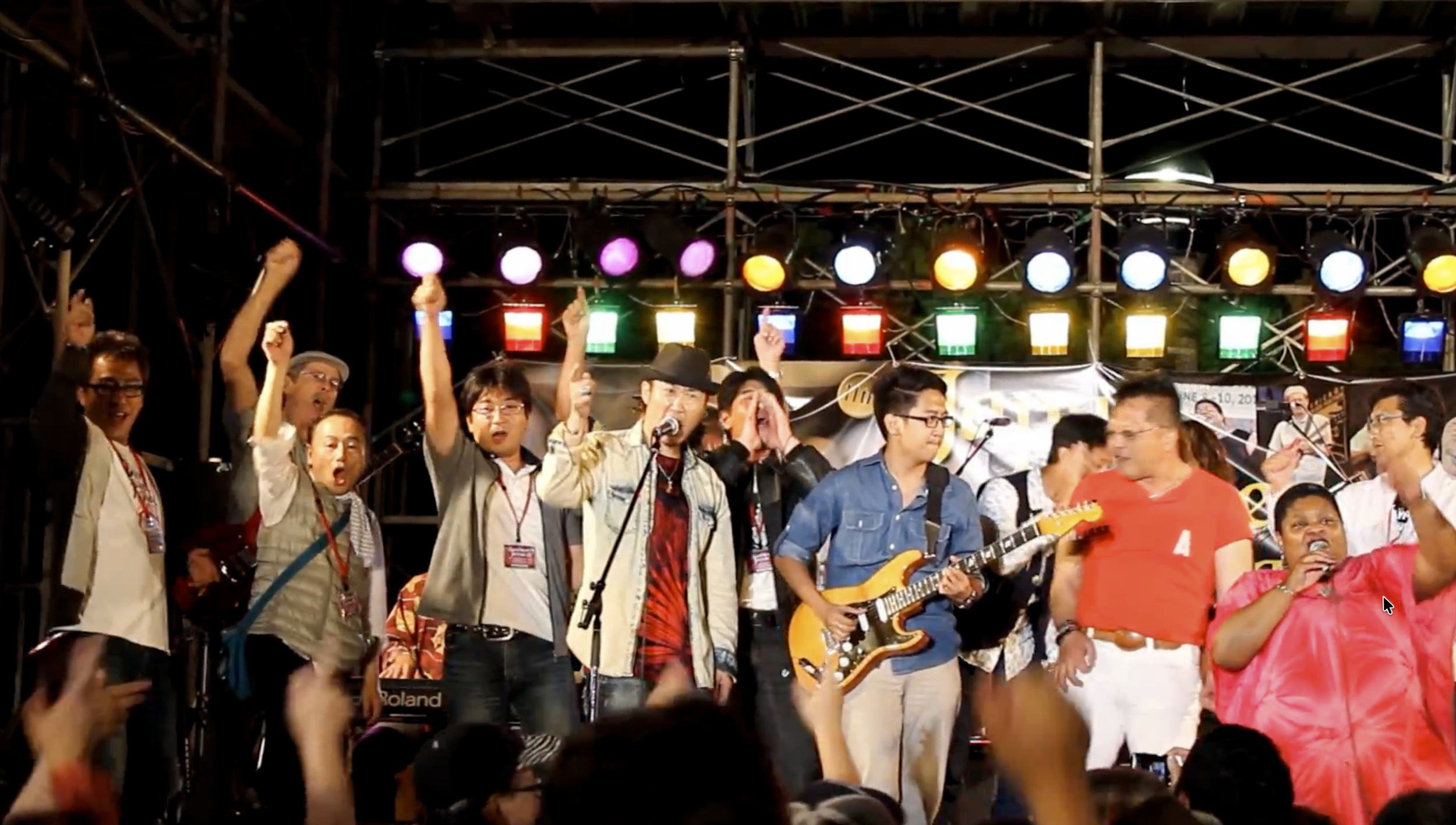 Paul Marney at Aomori, Japan as the representative of the Philippines for the Japan Blues Festival