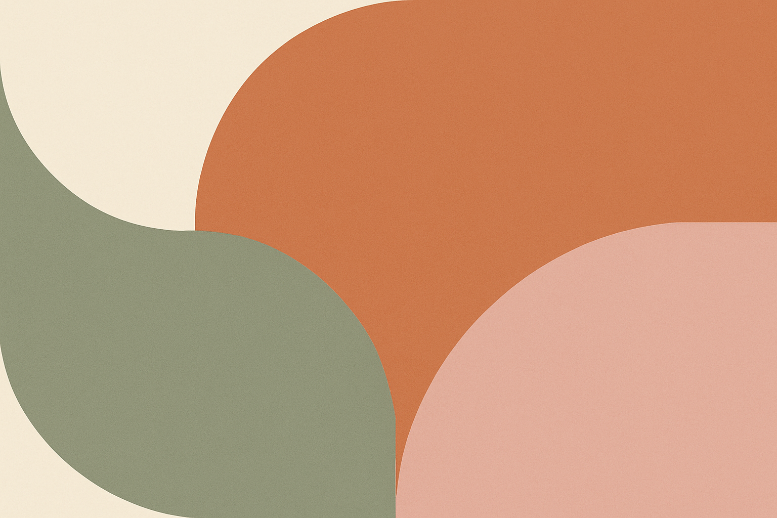 An abstract, colorful image drawing from the color palette of Prickly Pear Dental Care.