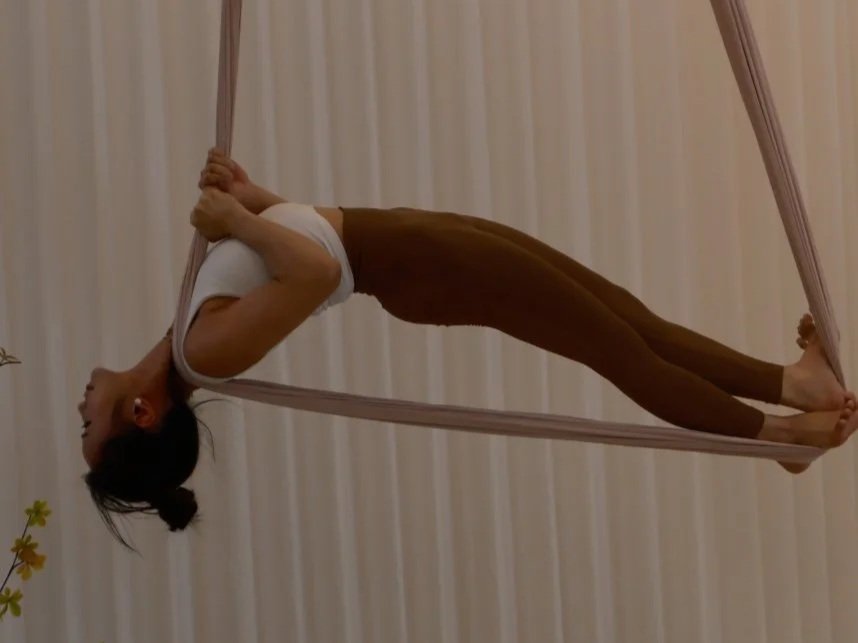 Is aerial yoga safe? Will I fall?