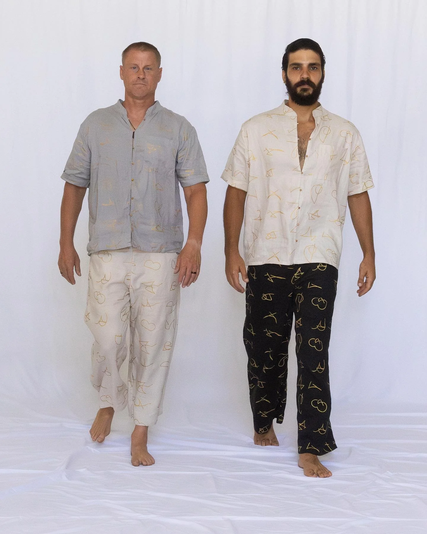 Intentional clothing for an intentional life.
Holy Zeal pieces are handmade to order, aligning your unique measurements and frequency with organic fabrics and light language. Every garment is crafted slowly and purposefully, reducing waste and honori