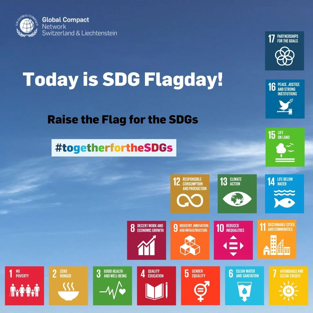 Wipf macht mit am SDG Flag Day