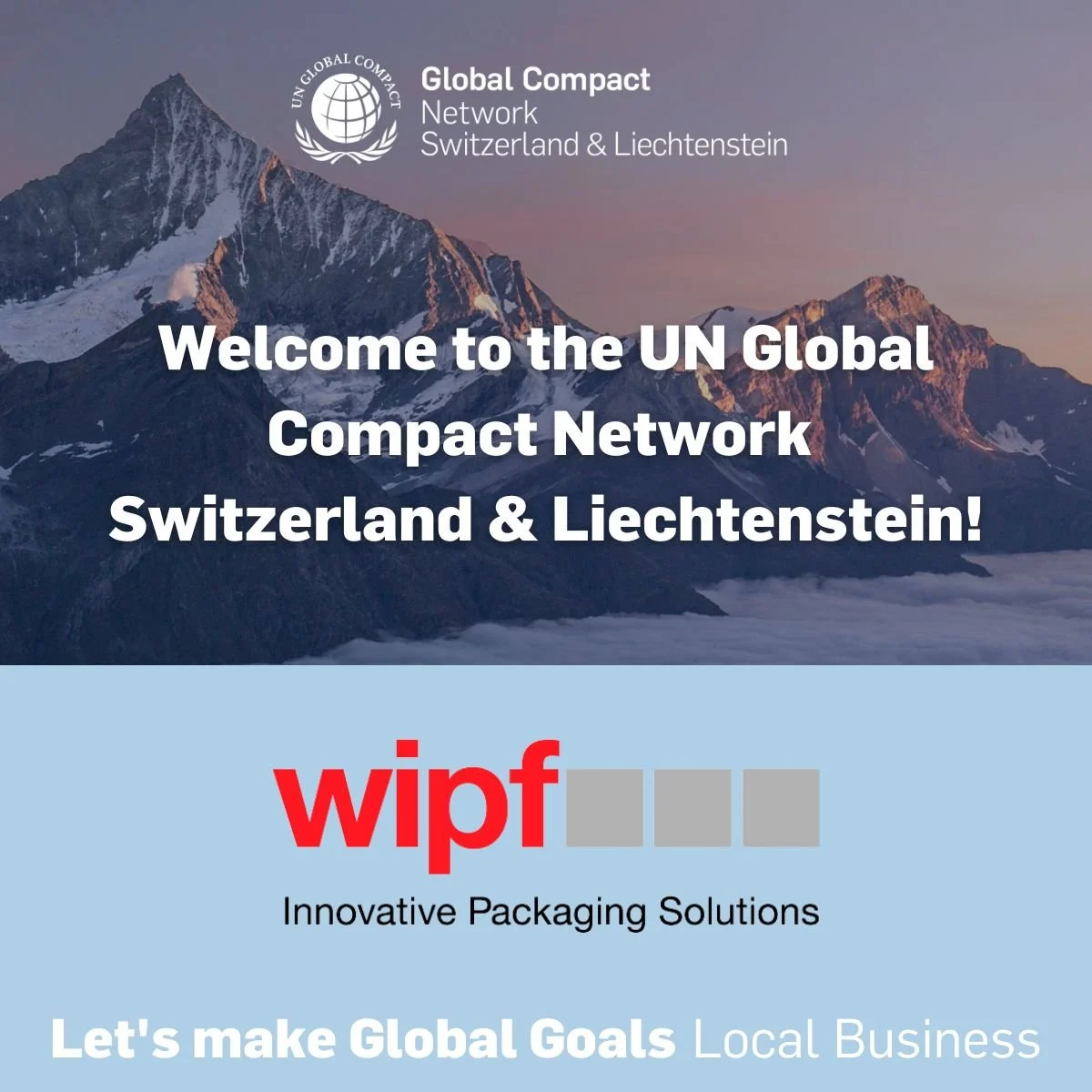 UN Global Compact – Wipf ist dabei!