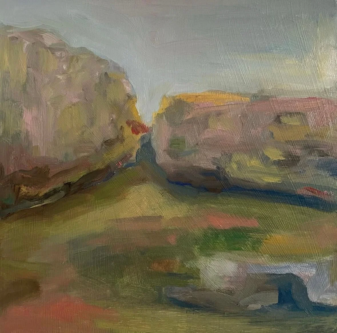 Shifting Light | 20x20 | oil on board

Softest changing winter light.
