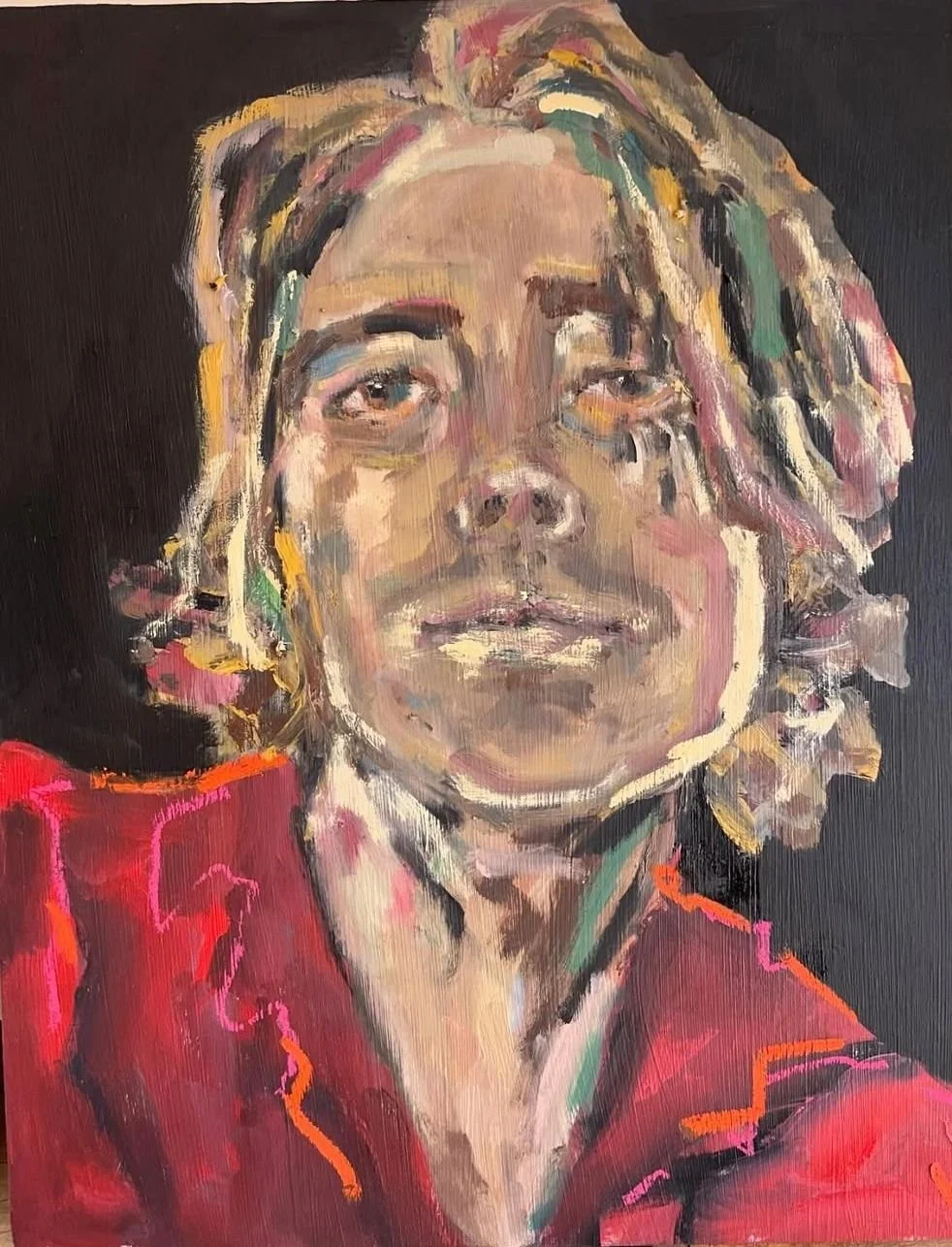 LOVED | 25x20 | oil on board

Beloved son.