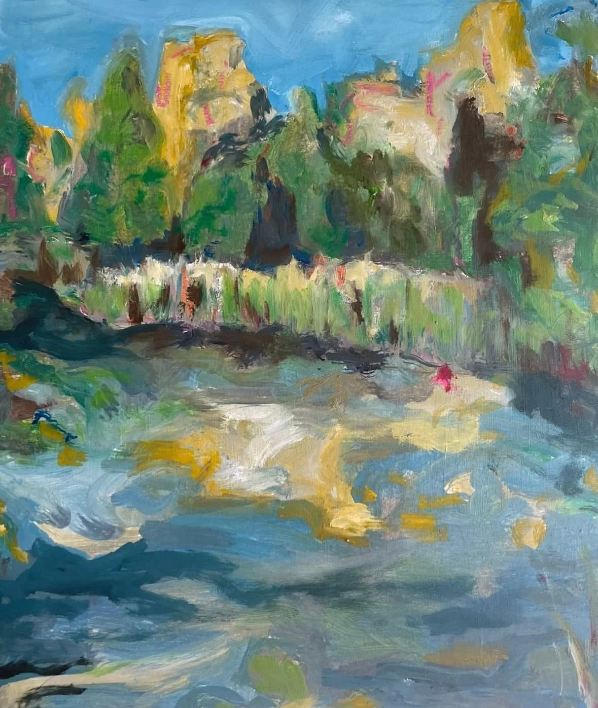 Autumn Lake | 25x20 | oil on board

Golden afternoon.