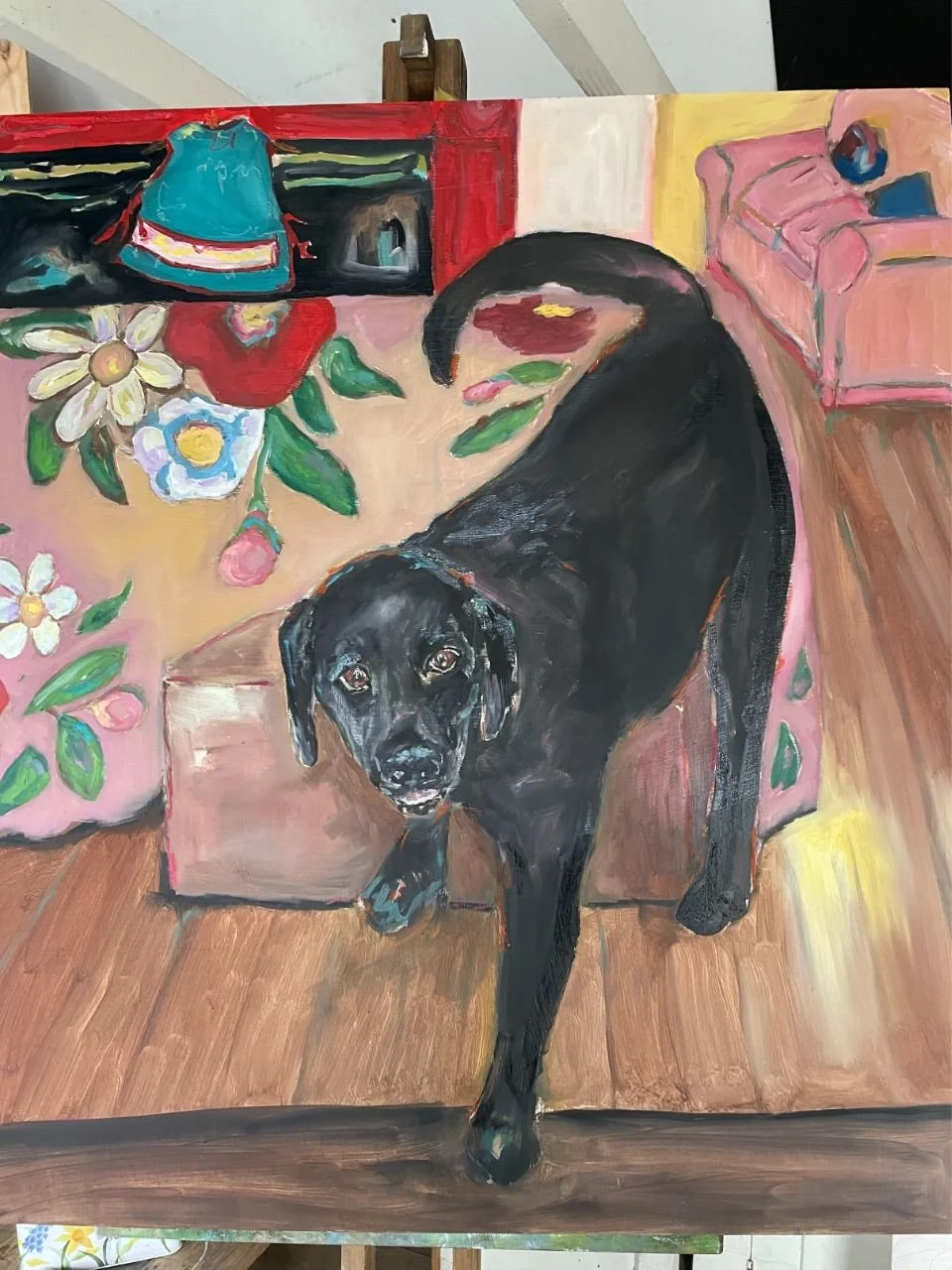 Beloved Delinquent | 80 x 70 | Oil on Board

Muse, love crusader, enthusiast, agitator, BeppO.