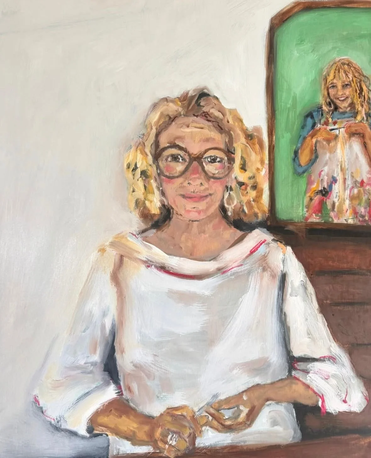 The Silversmith and the Painter 50 x 40 | Oil on board

Best friends.