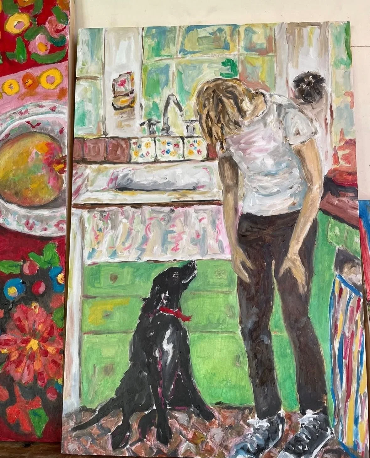 BeppO and Jack | 45 x 30cm | oil on board

When BeppO was a teenager.