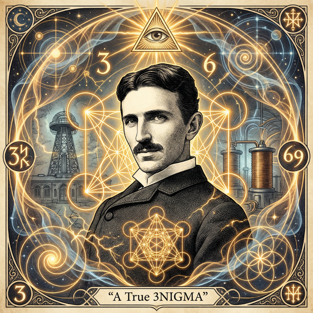 “NIKOLA TESLA - ‘3 6 9 THEORY’ -Vol. XXXiIi”| The Architecture of Resonance| Cipher Chronicles: [Source Code]