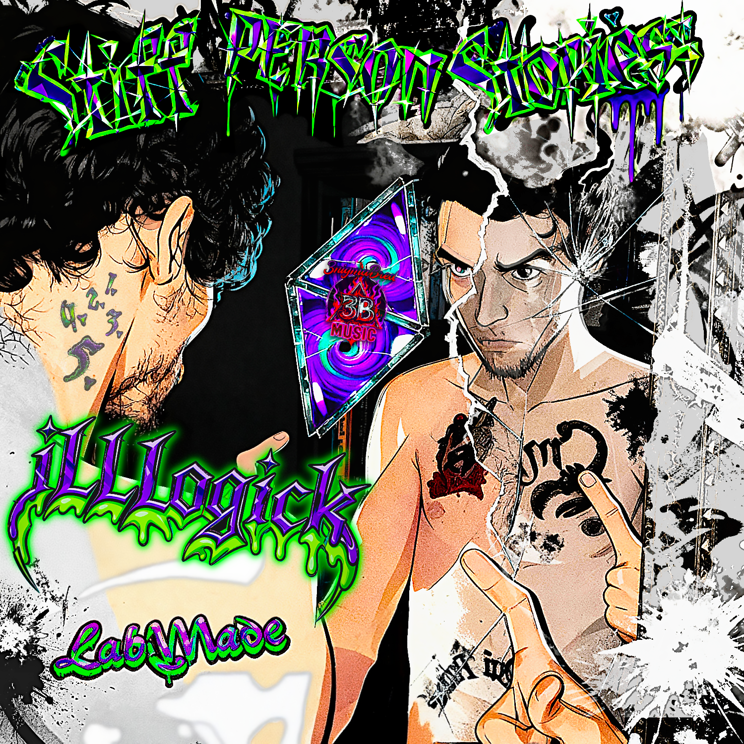 iLLLogick – Stiff Person Stories EP Official Cover Art