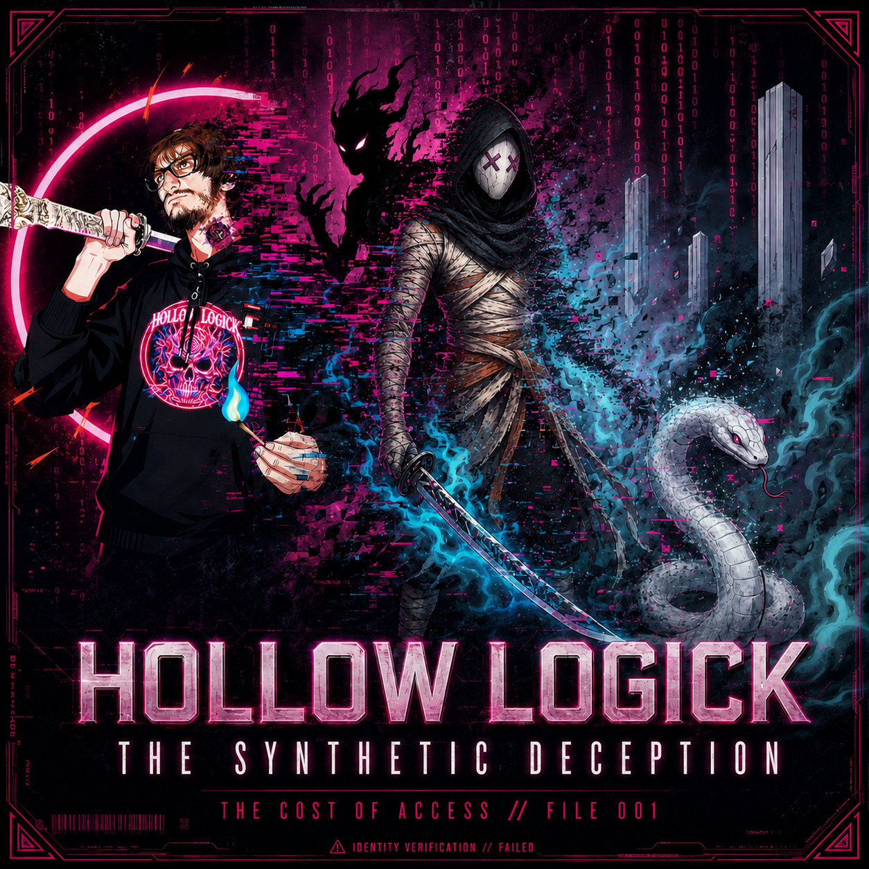 "HOLLOW LOGICK - 'THE SYNTHETIC DECEPTION' - VOL. LXXIX" | WHEN AN AI ARTIST ENTERED THE NETWORK AS HUMAN | CIPHER CHRONICLES: [ROOT DIRECTORY]