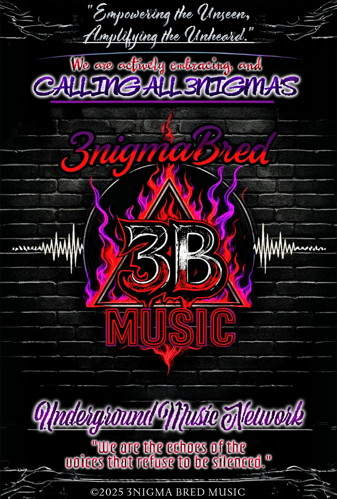 3NIGMA BRED MUSIC - Empowering the Unseen, Amplifying the Unheard