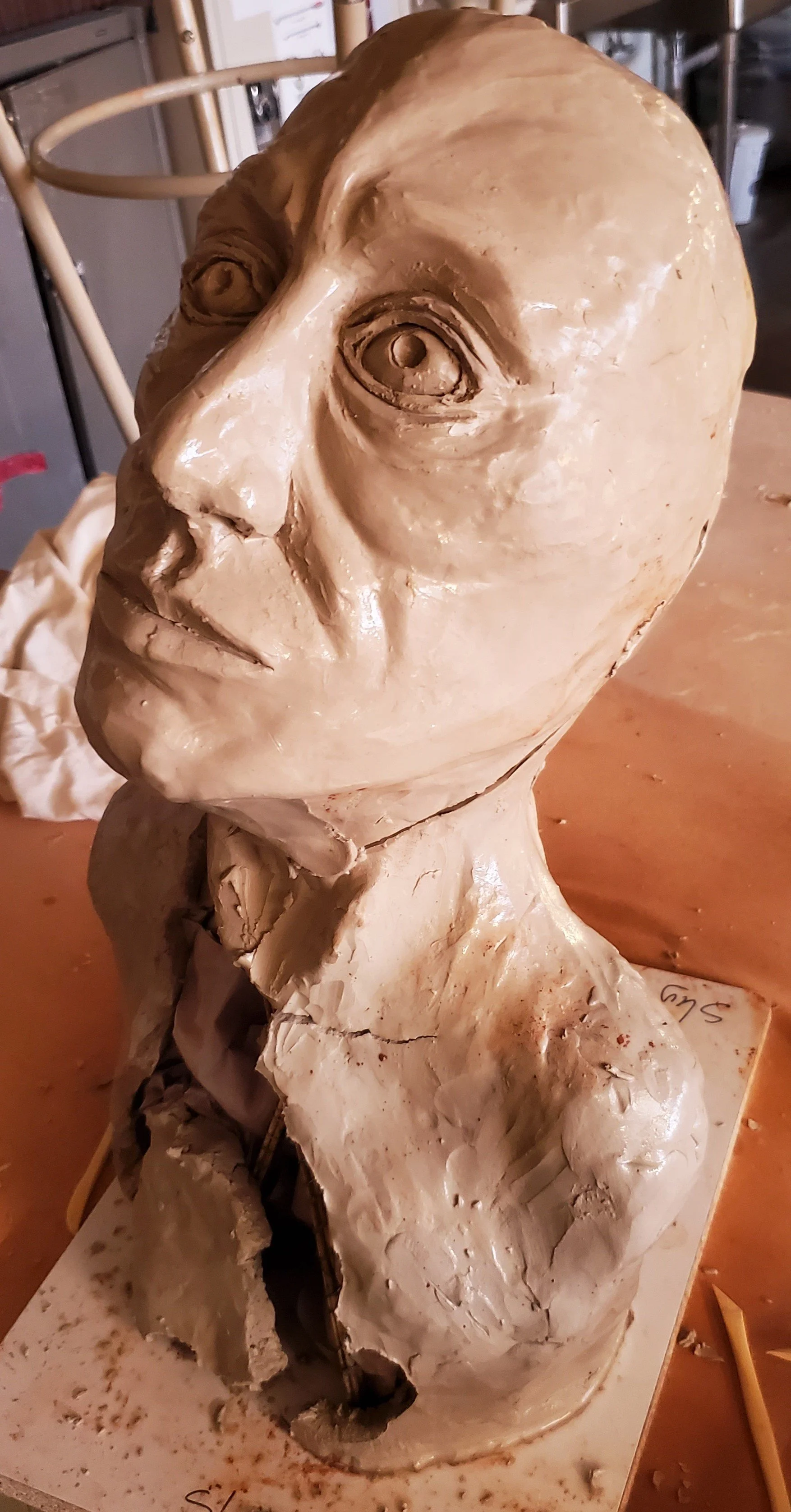 Clay Bust