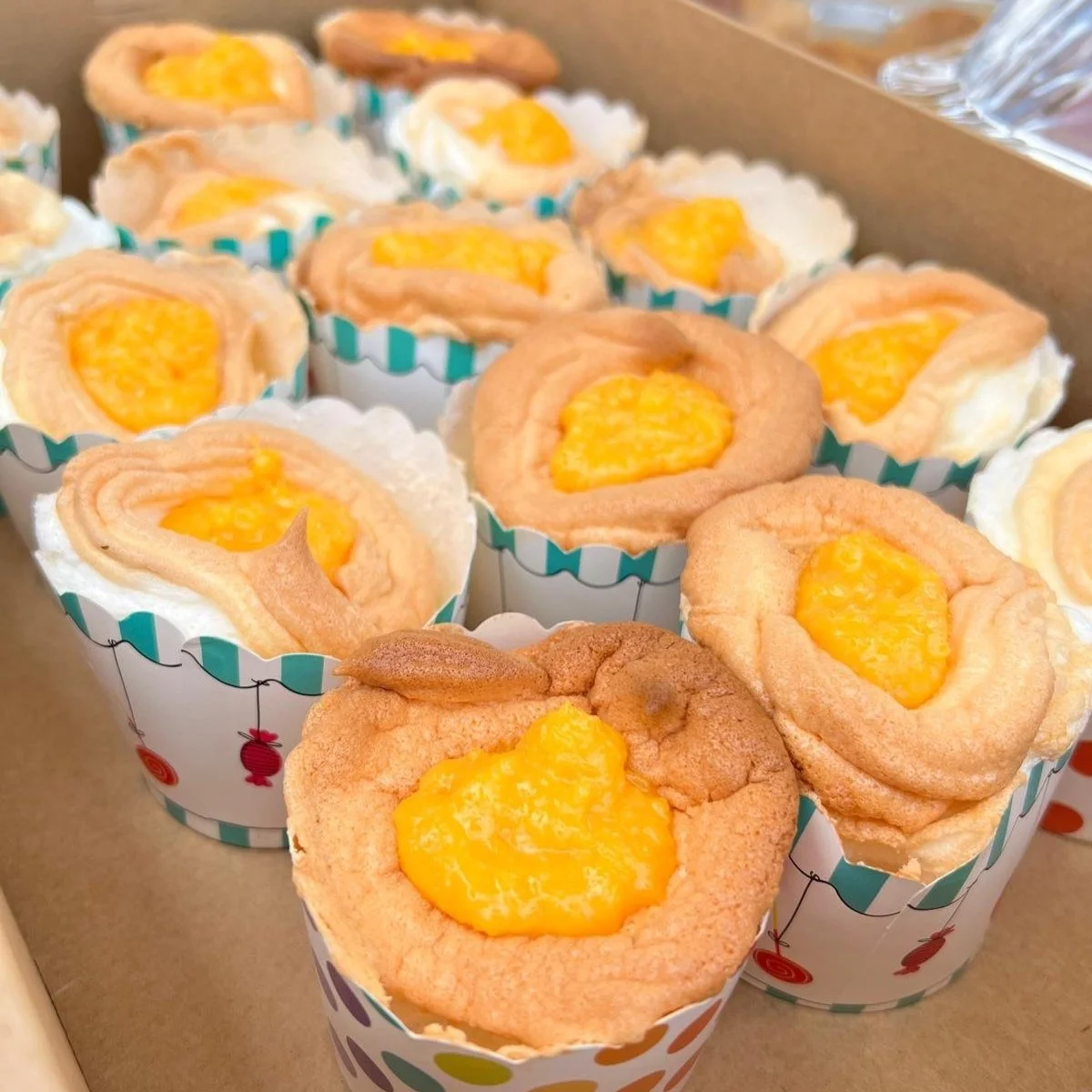 Brazo de Mercedes cups per dozen $35 | Half dozen $20