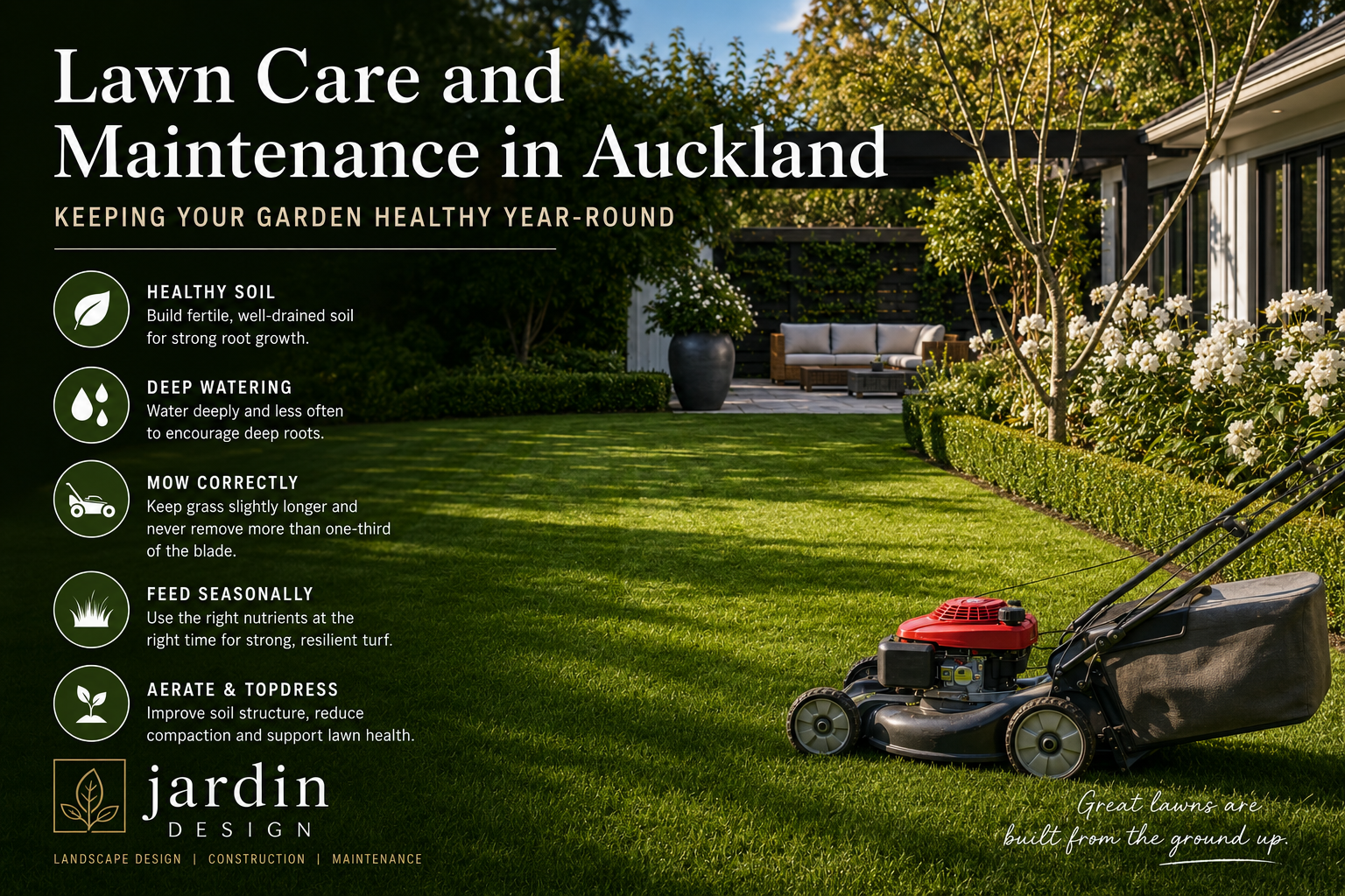 Lawn Care and Maintenance in Auckland: Keeping Your Garden Healthy Year-Round