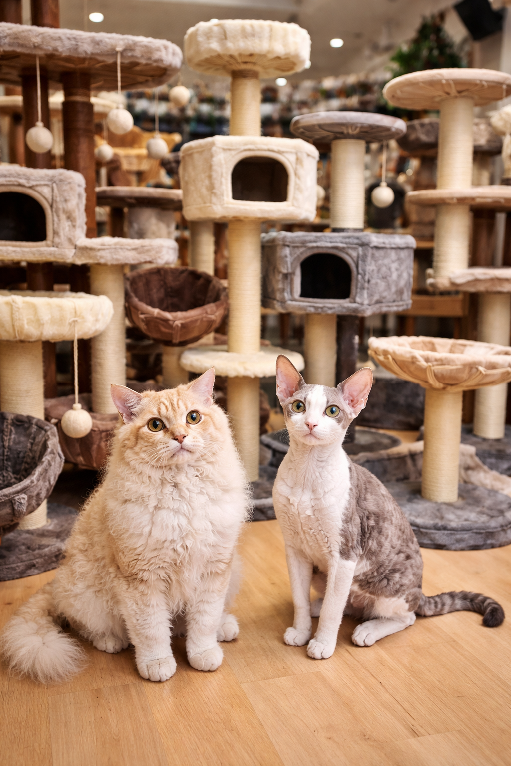 The Best Cat Trees for Selkirk Rex &amp; Devon Rex (Tested in Our Cattery)
