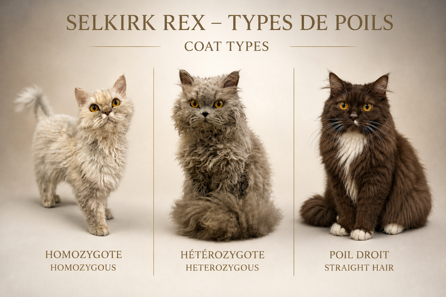 Selkirk Rex: Straight, Heterozygous, and Homozygous Coats — The Real Differences