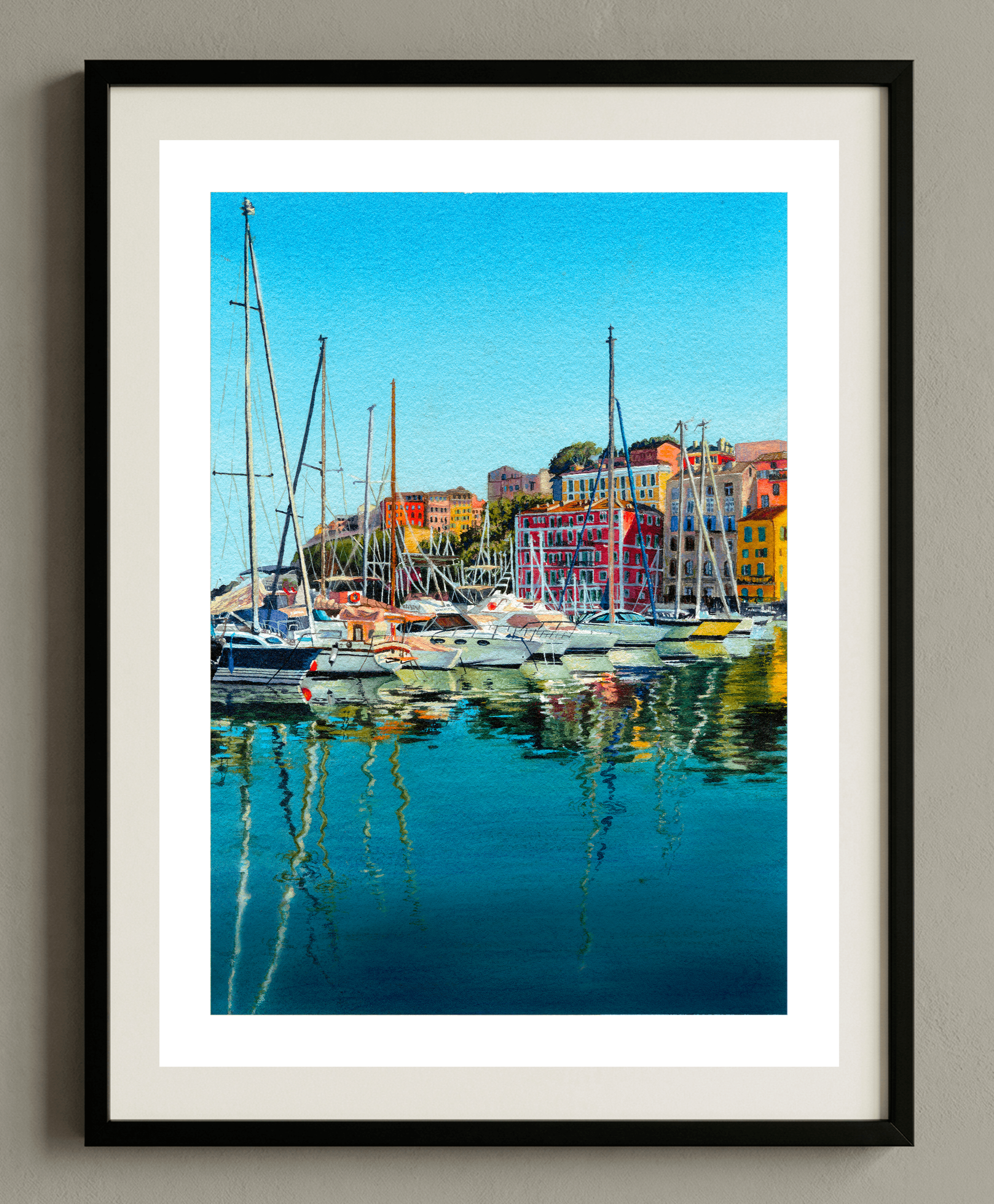 TIRAGE : LE VIEUX PORT DE BASTIA