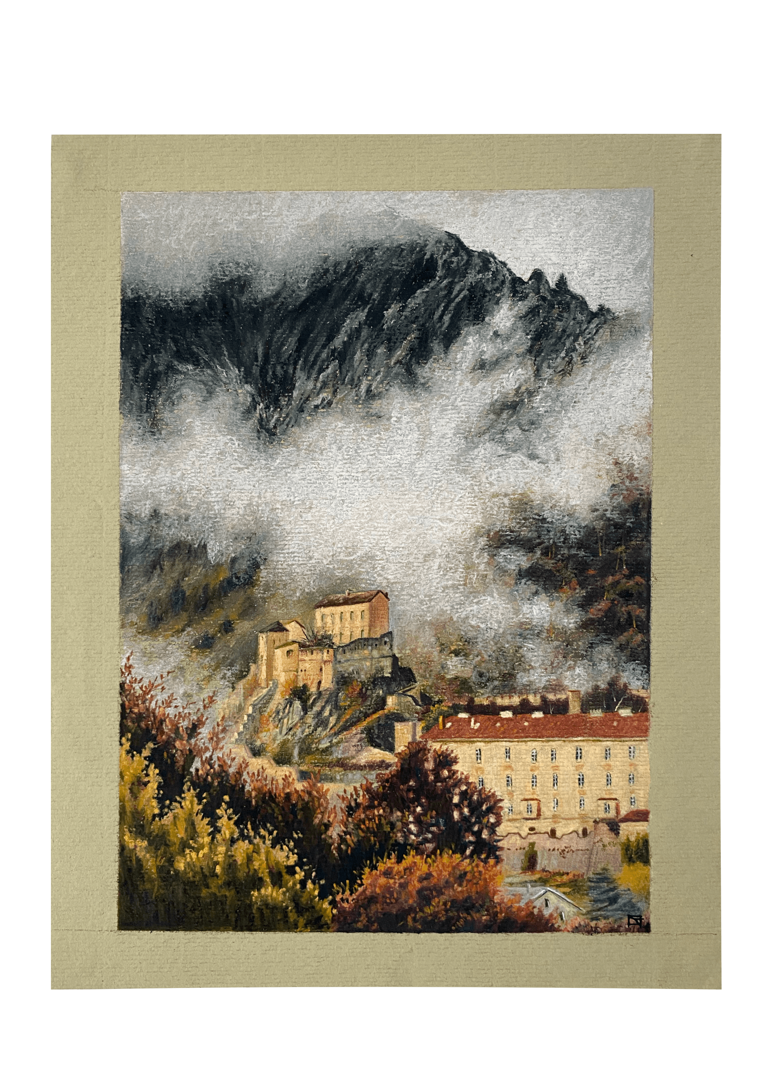 OEUVRE ORIGINALE : NID D'AIGLE_CORTE