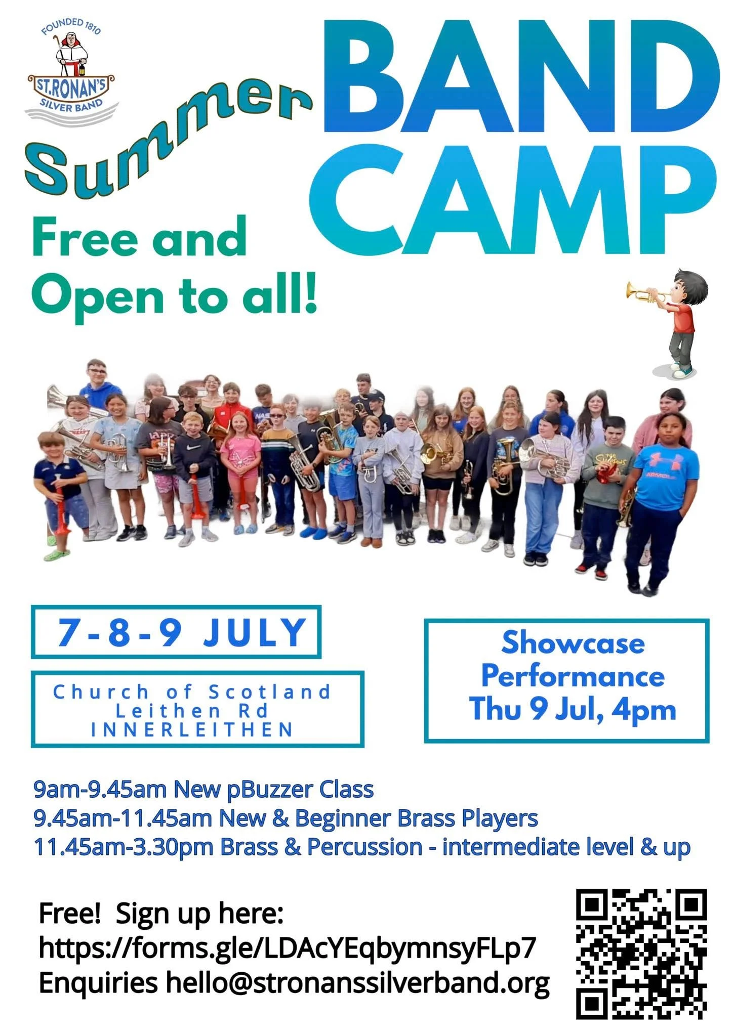 Innerleithen summer band camp