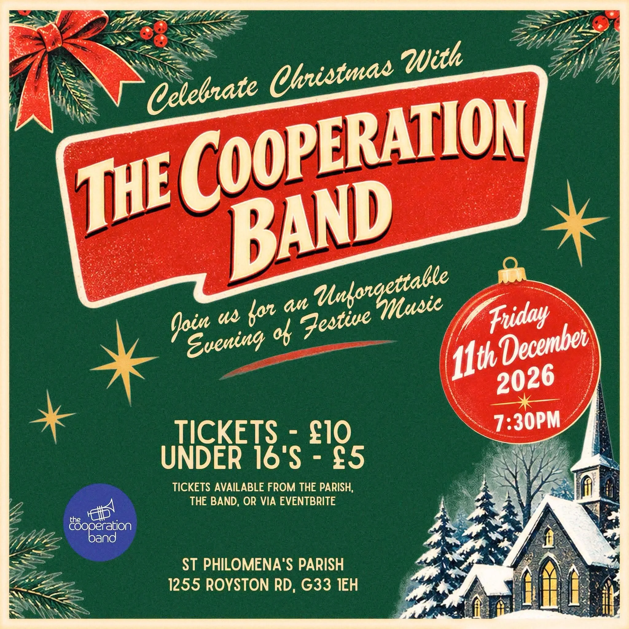 the cooperation band Christmas Concert